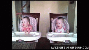 Baby GIF. Baby Koffie Gifs Mislukken Grootmoeder Morsen 