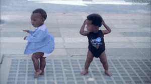 Baby GIF. Dieren Olifant Baby Gifs Geschopt Haters gaan haten Kalf 