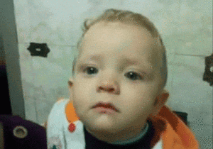 Baby GIF. Baby Gifs Frons Verdrietig Teleurgesteld Van streek 