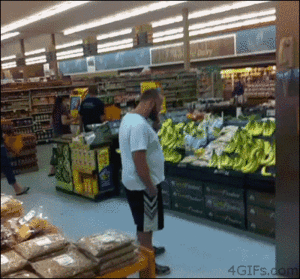 Banaan GIF. Eten en drinken Banaan Gifs Praat 