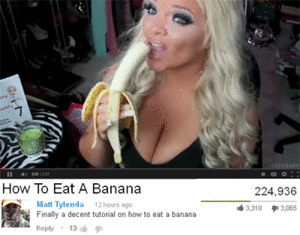 Banaan GIF. Eten en drinken Banaan Gifs 