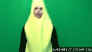 Banaan GIF. Eten en drinken Banaan Gifs Angst 