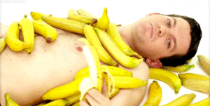 Banaan GIF. Eten en drinken Banaan Gifs 