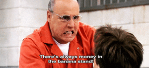 Banaan GIF. Eten en drinken Banaan Gifs Illustratie 