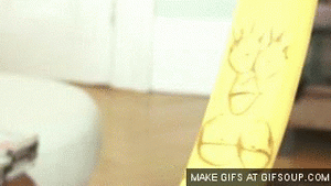 Banaan GIF. Eten en drinken Banaan Gifs 