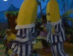 Banaan GIF. Eten en drinken Banaan Gifs 