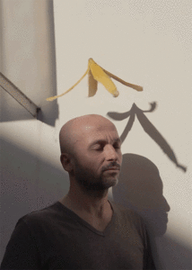 Banaan GIF. Eten en drinken Banaan Gifs Meester 
