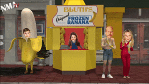 Banaan GIF. Eten en drinken Banaan Gifs Het+delen+van 