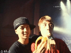 Banaan GIF. Eten en drinken Banaan Gifs 