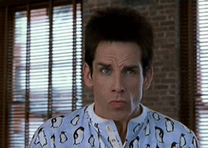 Ben Stiller GIF. Verward Gifs Filmsterren Ben stiller Zoolander 
