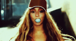 Beyoncé GIF. Artiesten Beyonce Gifs Visuele album Drunk in love Surfboardt 