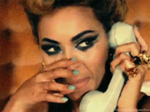 Beyoncé GIF. Artiesten Beyonce Gifs Eye roll Niet geamuseerd 
