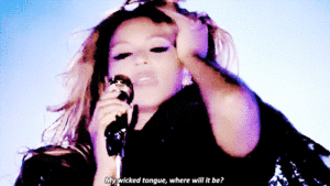 Beyoncé GIF. Artiesten Beyonce Gifs Eye roll Niet geamuseerd 