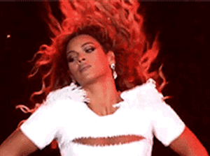 Beyoncé GIF. Artiesten Beyonce Gifs Houding Truc Smakken Neerbuigen 