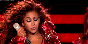 Beyoncé GIF. Artiesten Beyonce Gifs Eye roll Niet geamuseerd 