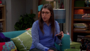 Big Bang Theory GIF. Grappig Films en series Tv Gifs Big bang theory Acteurs Paniek Sheldon 