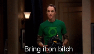 Big Bang Theory GIF. Films en series Tv Gifs Big bang theory Sheldon Leonard 