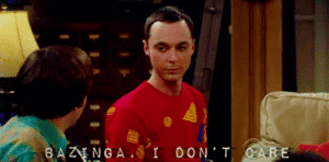 Big Bang Theory GIF. Films en series Gifs Big bang theory Reactie Geen Nee Sheldon cooper 