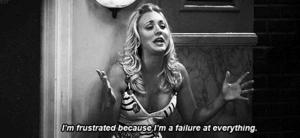 Big Bang Theory GIF. Films en series Penny Gifs Big bang theory Gefrustreerd Alles Mislukking 