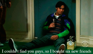 Big Bang Theory GIF. Films en series Gifs Big bang theory Tv programma Te grappig Mijn nieuwe vriend 