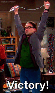 Big Bang Theory GIF. Films en series Gifs Big bang theory Hop Kaley cuoco 