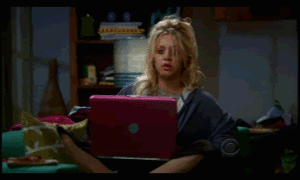 Big Bang Theory GIF. Films en series Gifs Big bang theory Hop Kaley cuoco 