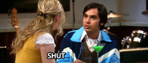 Big Bang Theory GIF. Films en series Gifs Big bang theory Zwart en wit 
