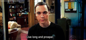 Big Bang Theory GIF. Films en series Gifs Big bang theory Paniekaanval 