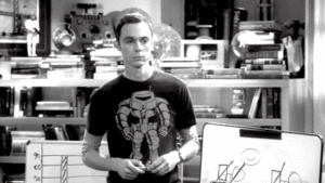 Big Bang Theory GIF. Televisie Films en series Gifs Big bang theory Tubey awards Tubeys Stuart bloei 