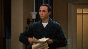 Big Bang Theory GIF. Televisie Films en series Gifs Big bang theory Tubey awards Tubeys Stuart bloei 