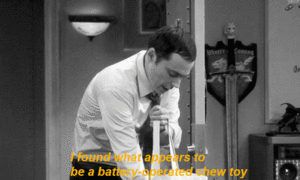 Big Bang Theory GIF. Televisie Films en series Gifs Big bang theory Tubey awards Tubeys Stuart bloei 