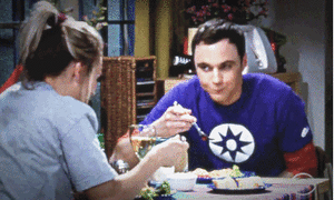 Big Bang Theory GIF. Films en series Gifs Big bang theory Reactie Eruit te komen 