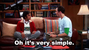 Big Bang Theory GIF. Films en series Gifs Big bang theory Reactie Eruit te komen 