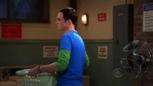 Big Bang Theory GIF. Films en series Gifs Big bang theory Zwart en wit Sheldon 