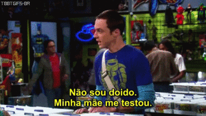 Big Bang Theory GIF. Films en series Gifs Big bang theory Paniekaanval 