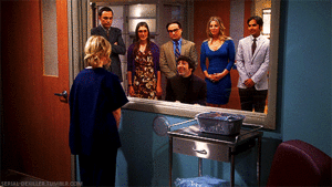 Big Bang Theory GIF. Films en series Gifs Big bang theory Gelukkig Vieren High five 