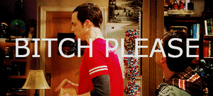Big Bang Theory GIF. Films en series Gifs Big bang theory Miauw Tjilpen 