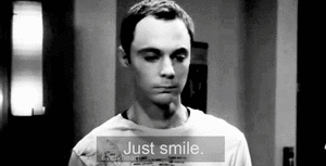 Big Bang Theory GIF. Films en series Gifs Big bang theory Glimlach Sheldon Sheldon cooper Enkel glimlach 