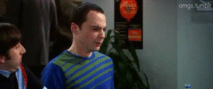 Big Bang Theory GIF. Films en series Gifs Big bang theory Tv programma Te grappig Mijn nieuwe vriend 