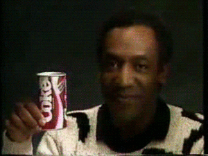Bill Cosby GIF. Gifs Filmsterren Bill cosby Soda Cokes 