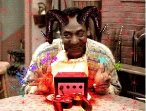 Bill Cosby GIF. Satan Nintendo Duivel Gifs Filmsterren Bill cosby Gamecube 