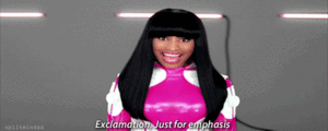 Nicki Minaj GIF. Artiesten Black eyed peas Gifs Nicki minaj Zal ik ben Check it out 