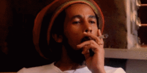 Bob Marley GIF. Artiesten Rook Gifs Bob marley Reggae Bob marley roken 