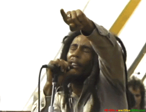 Bob Marley GIF. Artiesten Gifs Bob marley Reggae Het zingen Rastafary 
