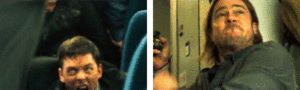 Brad Pitt GIF. Bioscoop Brad pitt Gifs Filmsterren 13 Quentin tarantino Inglourious basterds Christoph waltz Aanpakk 