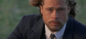 Brad Pitt GIF. Brad pitt Gifs Filmsterren Zwart en wit David lynch Eraserhead Vleugje van het kwaad 