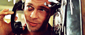 Brad Pitt GIF. Telefoon Films en series Brad pitt Gifs Fight club Filmsterren 