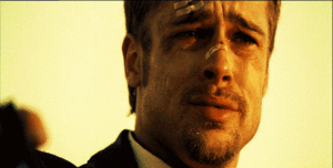 Brad Pitt GIF. Grappig Bioscoop Angelina jolie Brad pitt Gifs Filmsterren Brangelina Mr and mrs smith 