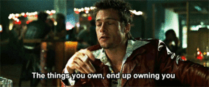 Brad Pitt GIF. Films en series Brad pitt Gifs Fight club Filmsterren David fincher 