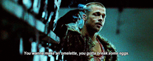 Brad Pitt GIF. Films en series Brad pitt Gifs Fight club Filmsterren David fincher 